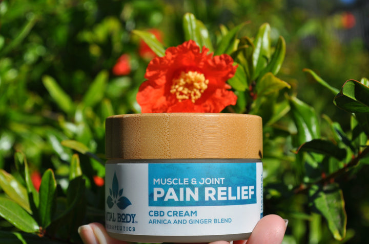 CBD massage cream and pain relief cream for injuries and arthritis, skin irritation and aches and pains.