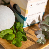 CBD Bath Bomb - Eucalyptus + Mint