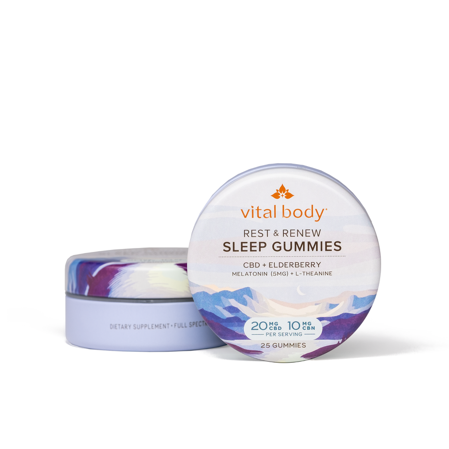 コスメ/ヘルスケア A.B.L  GENEVE  sleepyrepty Rest & Renew Sleep Gummies – Vital Body Therapeutics